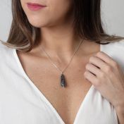 Lifelines Agate Necklace [Sterling Silver]
