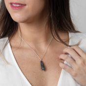 Lifelines Agate Necklace [Sterling Silver]