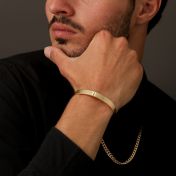 Classic Cuff Bracelet [Gold Plated]