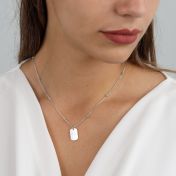 Classic Tag Necklace [Sterling Silver]