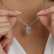 Classic Tag Necklace [Sterling Silver]