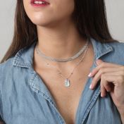Herringbone Necklace [Sterling Silver]