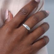 Sun Goddess Hexagon Ring [sterling silver]