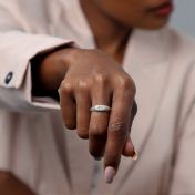 Sun Goddess Hexagon Ring [sterling silver]