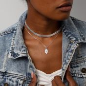 Sun Goddess Hexagon Necklace [Sterling Silver]