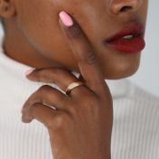 Sun Goddess Hexagon Ring