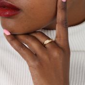 Sun Goddess Hexagon Ring