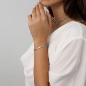Madison Herringbone Bracelet [Sterling Silver]