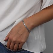 Madison Herringbone Bracelet [Sterling Silver]