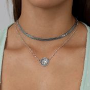 Hidden Treasure Coin Necklace [Sterling Silver]