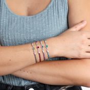 Cherished Touch Birthstone Bracelet - Sterling Silver