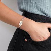 Cherished Touch Coordinates Bracelet - Sterling Silver