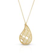 Threads Of Life Map Necklace [18K Gold Plated]