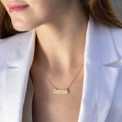 Timeless Spot Map Necklace [14 Karat Gold]