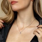 Nature Love Necklace - White Crystal