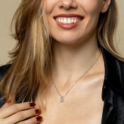 Nature Love Necklace - White Crystal