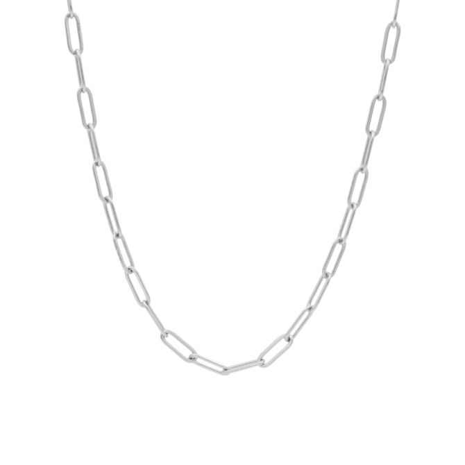 Classic Paperclip Necklace - Sterling Silver