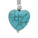 turquoise howlite pendant
