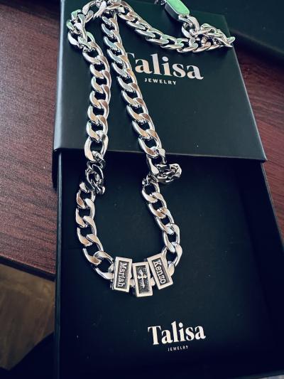 Personalized Cuban Chain with Nano Bible [18K Gold Plated]