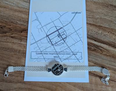 Talisa Silhouette Map Bracelet [18K Gold Vermeil]