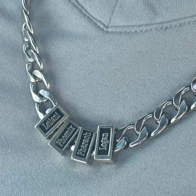 Cuban Link Chain With Names - 8mm