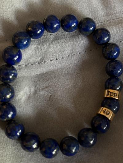 Family Tree Women Name Bracelet With Lapis Lazuli Stones [Sterling Silver]