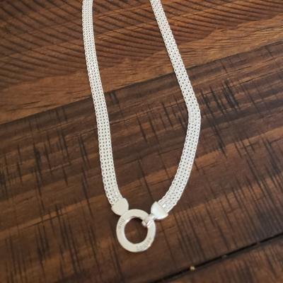 Sentimental Gifts for Her - Family Circle Milanese Chain Name Necklace