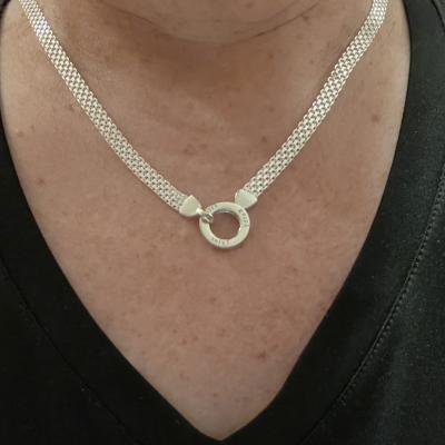 Family Circle Name Necklace [Sterling Silver]