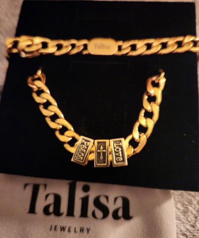 Personalized Cuban Chain with Nano Bible [18K Gold Plated]