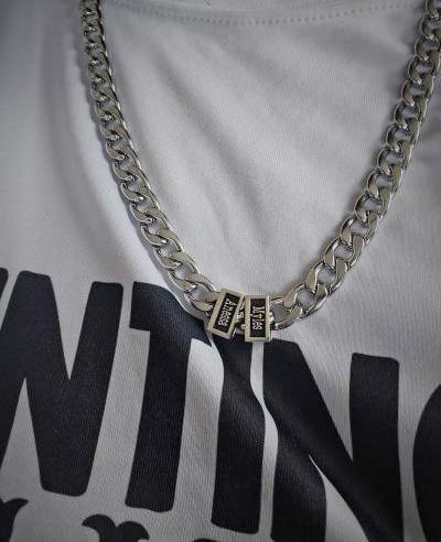 Iced Cuban Link Chain With Infinity Charm