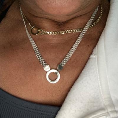 Family Circle Name Necklace [Sterling Silver]