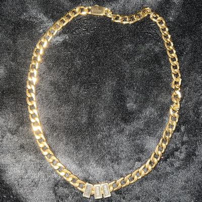 Cuban Link Chain With Names [Gold Plated]