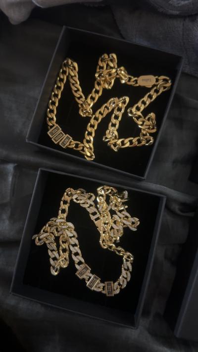 Personalized Cuban Chain with Nano Bible [18K Gold Plated]