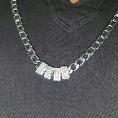 Cuban Link Chain With Names [Gold Plated]