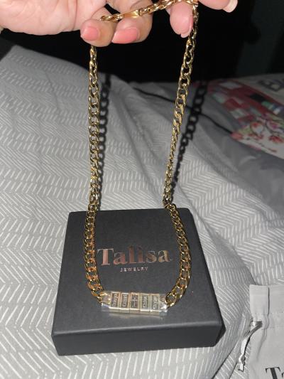 Cuban Link Chain With Names [Gold Plated]