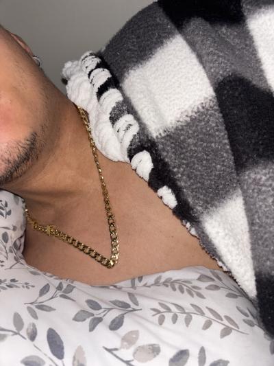 Iced Cuban Link Chain With Infinity Charm - 18K Gold Plated