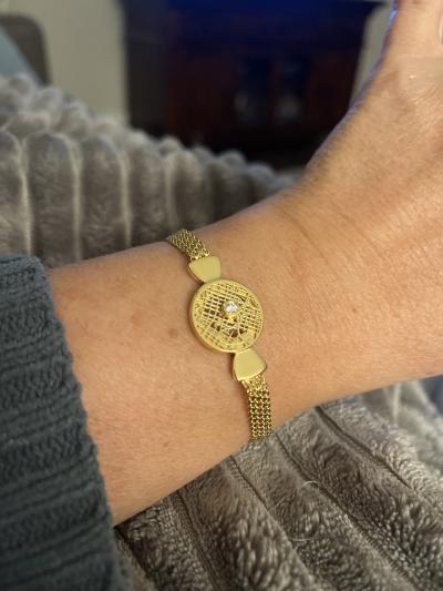 Talisa Silhouette Map Bracelet [18K Gold Vermeil]