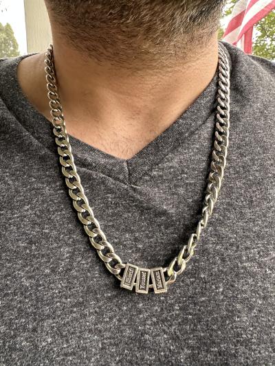 Cuban Link Chain With Names [Gold Plated]