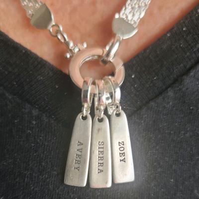 Cara Herringbone Necklace [Sterling Silver]