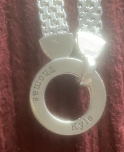 Family Circle Name Necklace [Sterling Silver]
