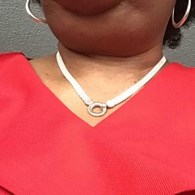 Family Circle Name Necklace [Sterling Silver]