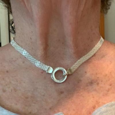 Family Circle Name Necklace [Sterling Silver]
